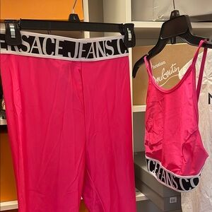 Versace Jeans Pink Activewear Set
